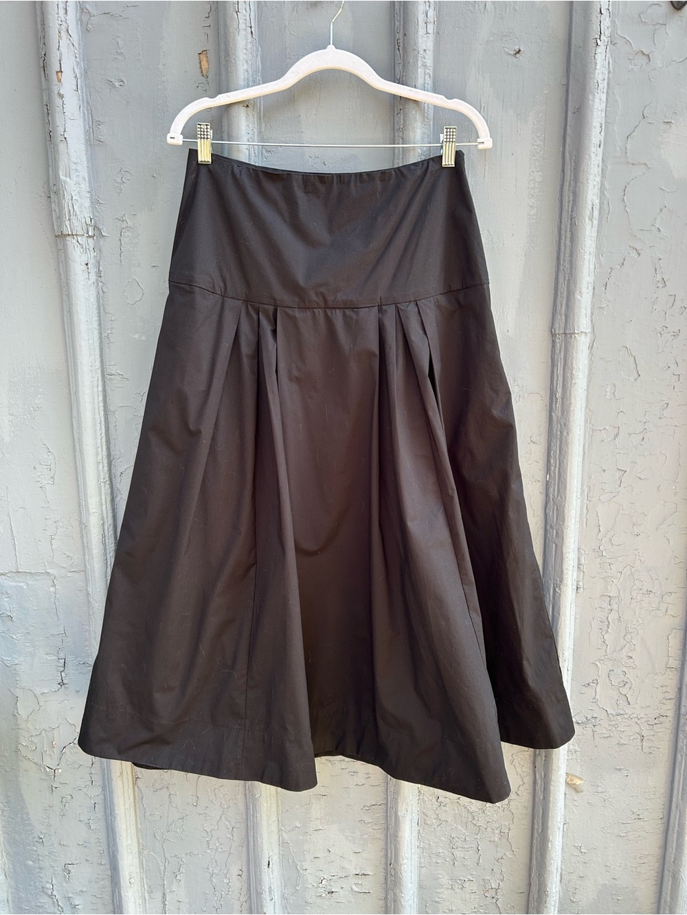 Babaton Chandelier Black Poplin Skirt, BNWT, size 10 - Picture 4 of 9